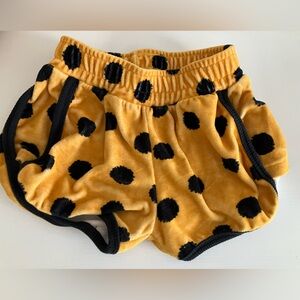 Animal Spotting Retro Velour Shorts (Bamm-Bamm shorts)